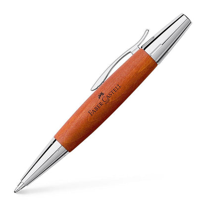 Faber-Castell, Kugelschreiber, e-motion, Birnbaum/Chrom Braun-1