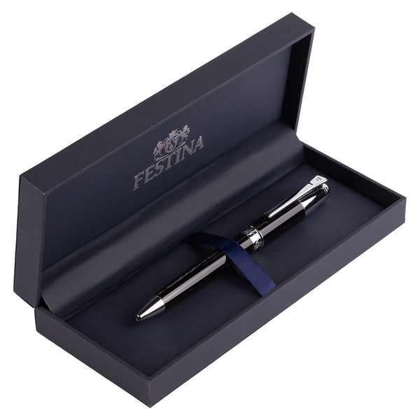 Coffret Festina Stylo à bille, étui à cartes de visite et boutons de manchette