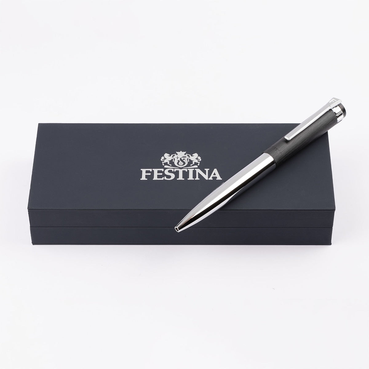 Festina Kugelschreiber Prestige Chrome schwarz-6