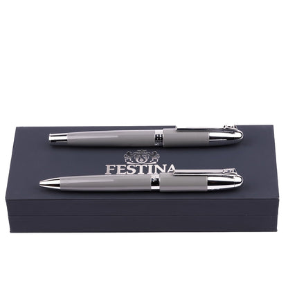Festina Füller / Kugelschreiber Set grau-1