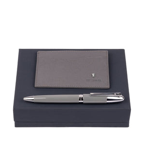 Festina Kugelschreiber / Kreditkartenetui Set grau-1