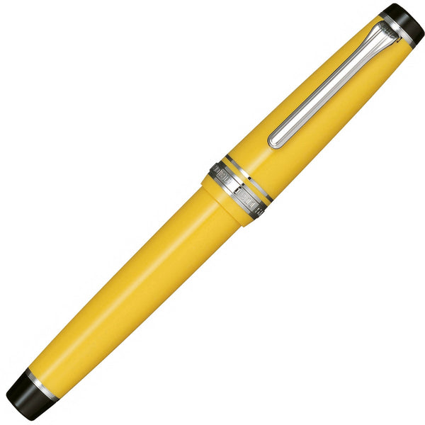Sailor, Penna stilografica Pro Gear Regular, argento, pennino 21K, giallo