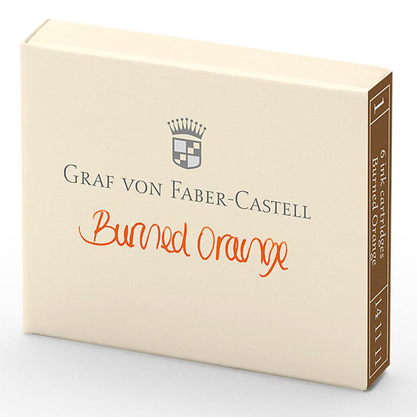 Graf von Faber-Castell, cartouche d'encre, 6x, Burned Orange