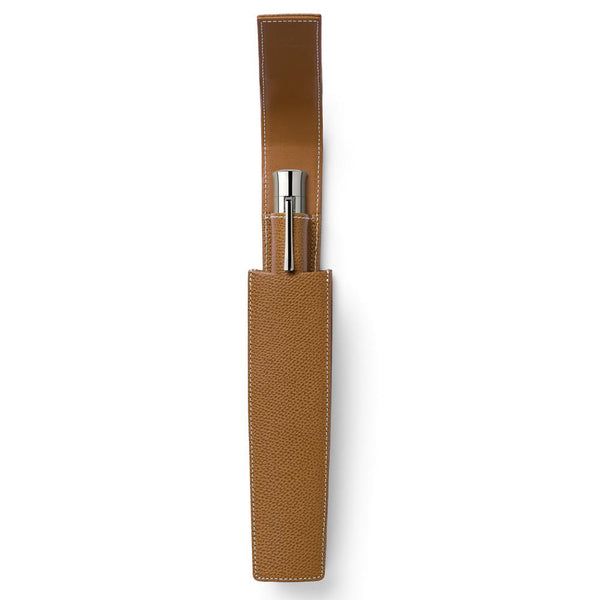 Graf von Faber-Castell, étui pour stylo Pen of the Year, pour 1 instrument d'écriture, grainé, cognac