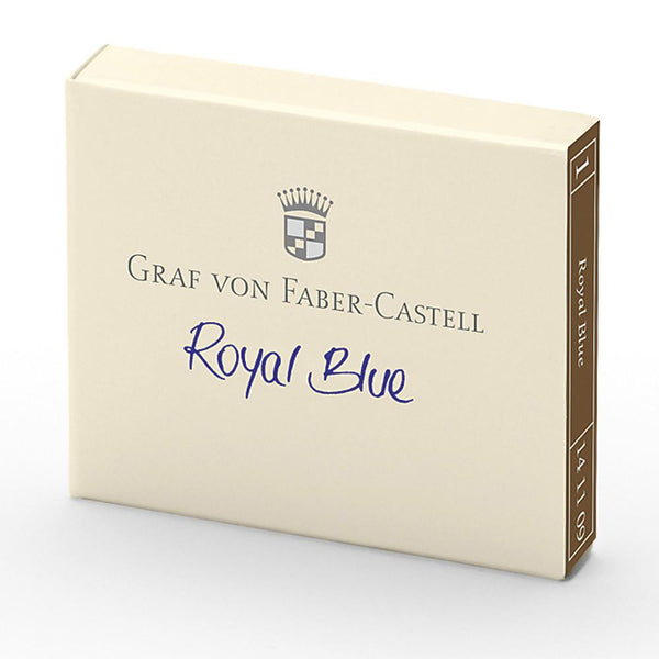 Graf von Faber-Castell, cartucce d'inchiostro, 6x, blu reale