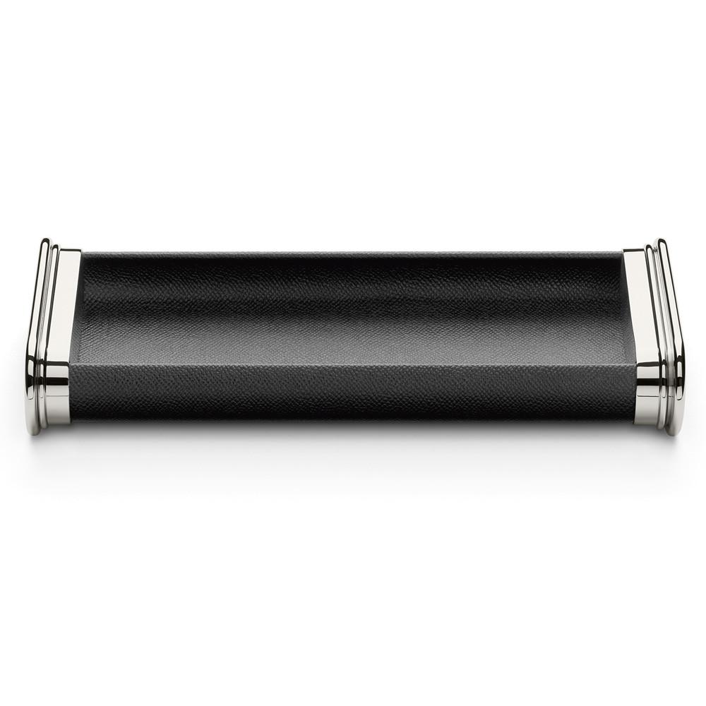 Graf von Faber-Castell, Ablageschale, mit Lederummantelung, Schwarz-1