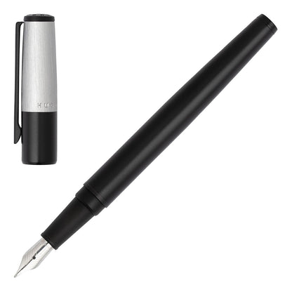 HUGO BOSS, Füller, Gear Minimal, Black & Chrome-6