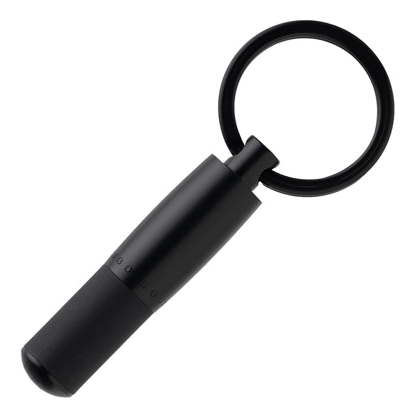 HUGO BOSS, portachiavi Gear Matrix, nero