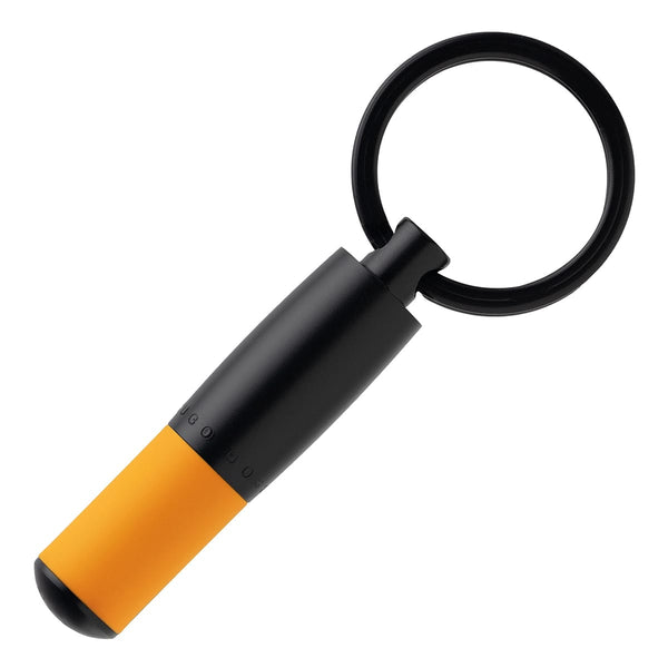HUGO BOSS, portachiavi Gear Matrix, giallo