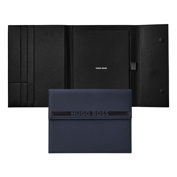 HUGO BOSS, Schreibmappe Cloud Matte, A4, blau