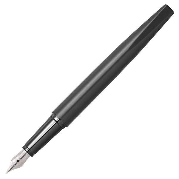 HUGO BOSS, Stylo plume Corium, noir