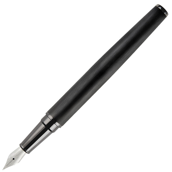 HUGO BOSS, Stylo plume Gear Ribs, noir