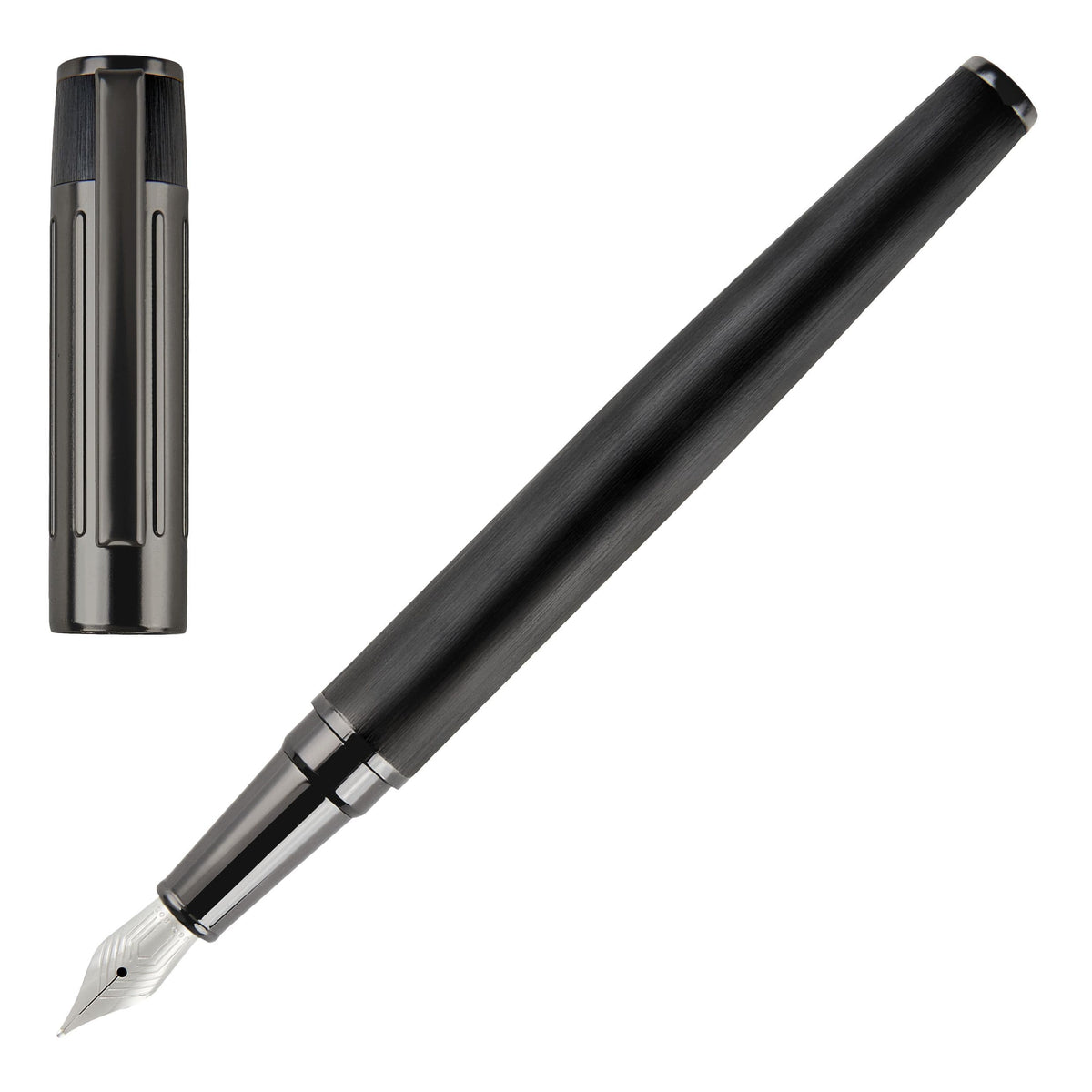 HUGO BOSS Füller Gear Ribs schwarz-10