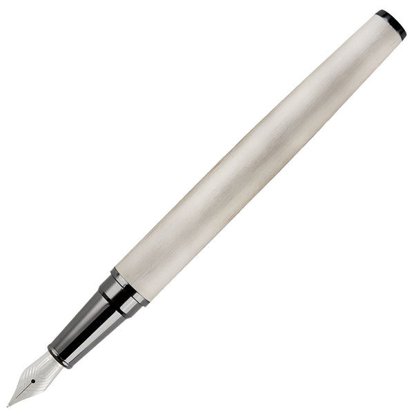HUGO BOSS, Stylo plume Gear Ribs, chrome