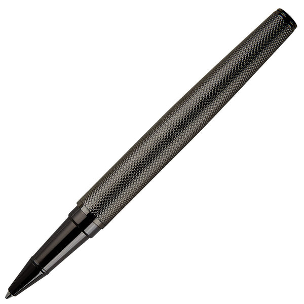 HUGO BOSS, Rollerball Loop Diamond, canna di fucile