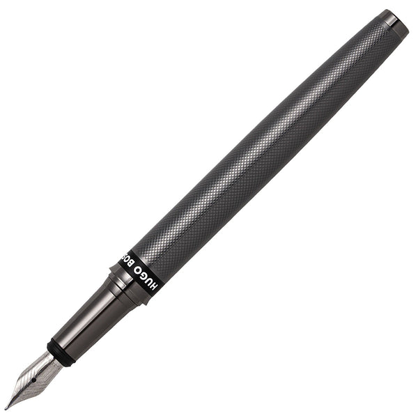 HUGO BOSS, stylo plume Stream, canon de fusil