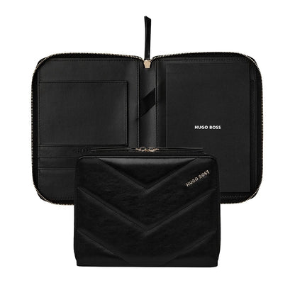 HUGO BOSS Schreibmappe Triga A5 schwarz-1