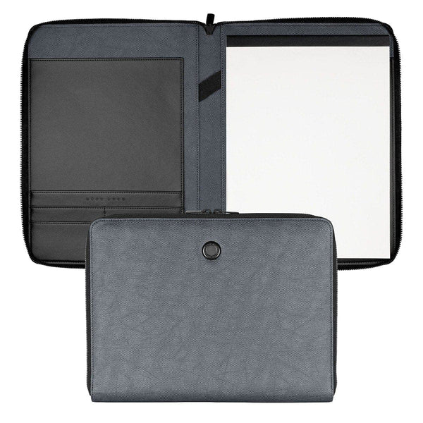 HUGO BOSS, Konferenzordner Gleam, A4, grau