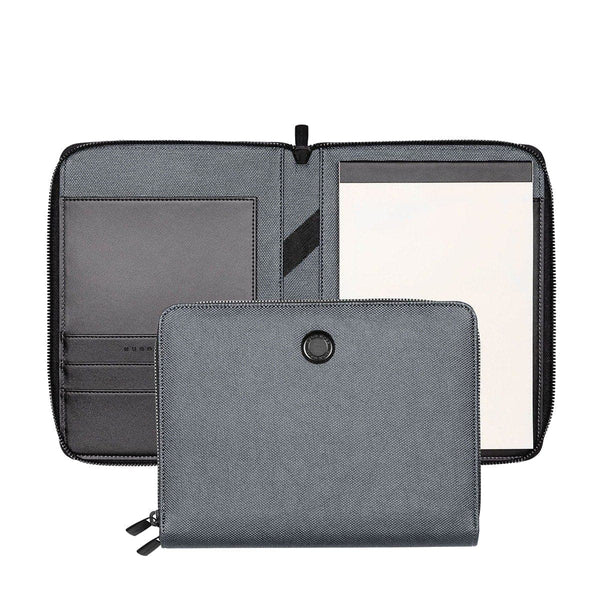 HUGO BOSS, Konferenzordner Gleam, A5, grau
