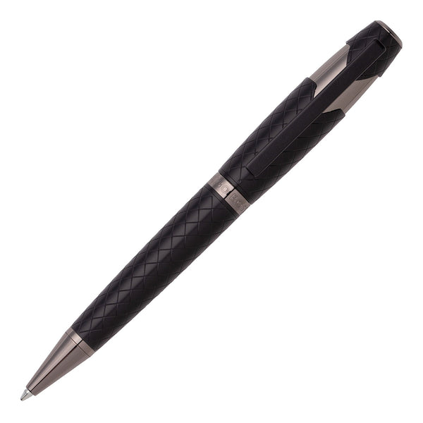 HUGO BOSS, Kugelschreiber Chevron, schwarz