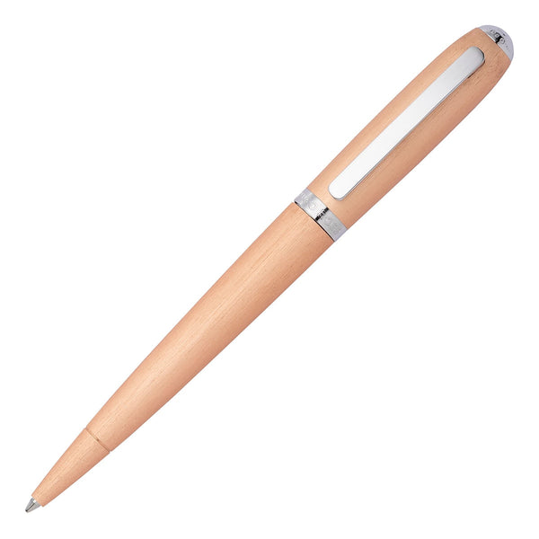 HUGO BOSS, Stylo bille Contour, brossé, Champagne