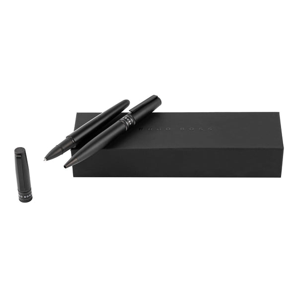 HUGO BOSS, coffret écriture Gear Illusion, noir