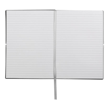 HUGO BOSS, Notizbuch Elegance Storyline, A5 liniert weiss, grau-4