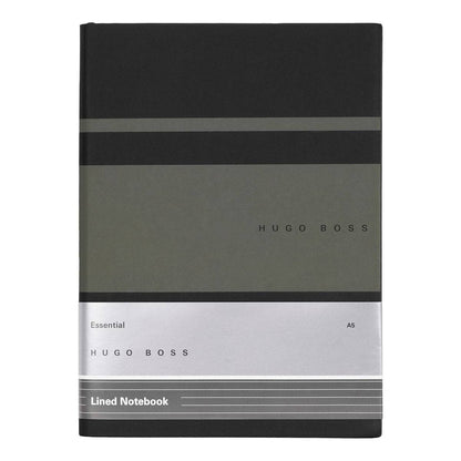 HUGO BOSS, Notizbuch Essential Gear, A5 dotted weiss, khaki-2