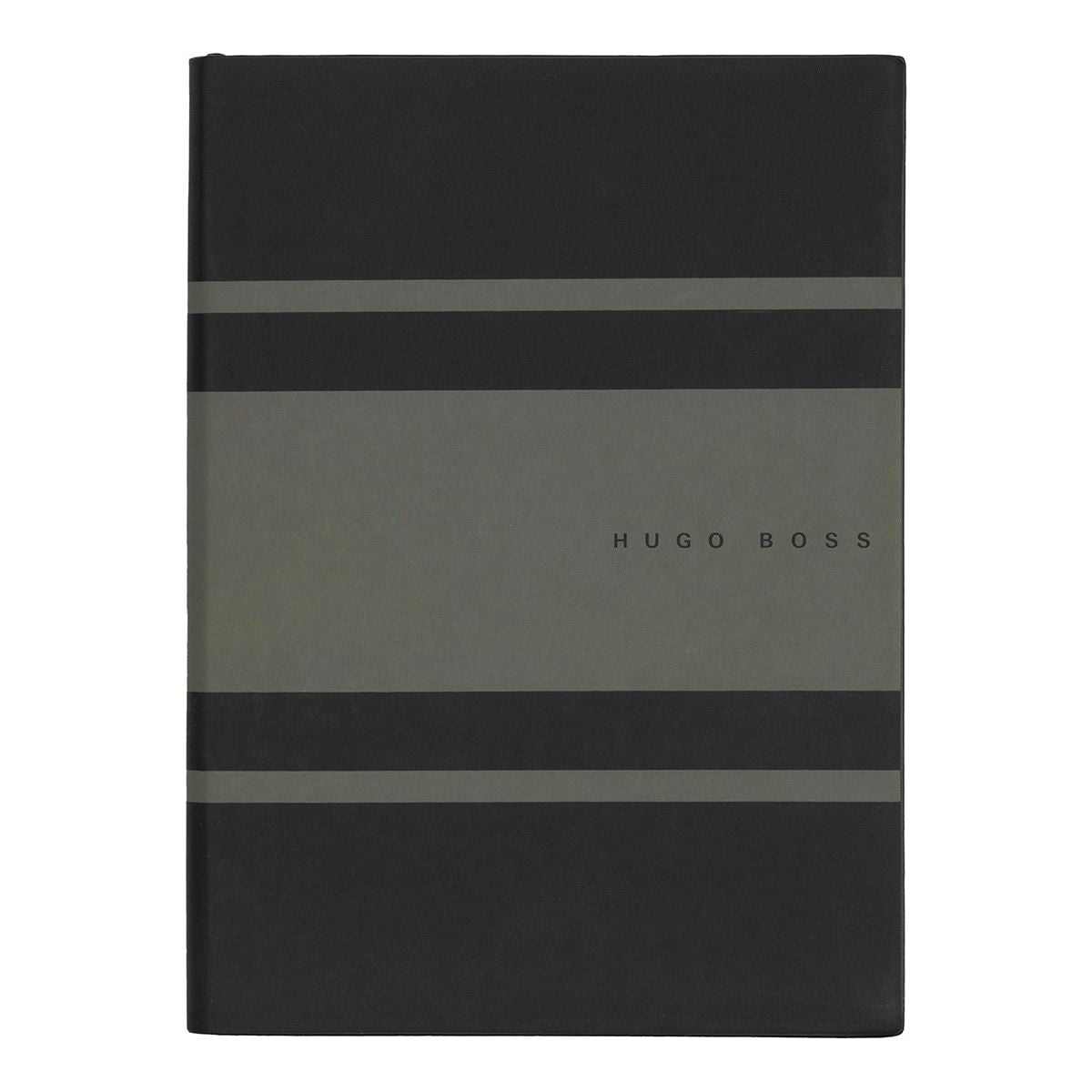 HUGO BOSS, Notizbuch Essential Gear, A5 dotted weiss, khaki-3
