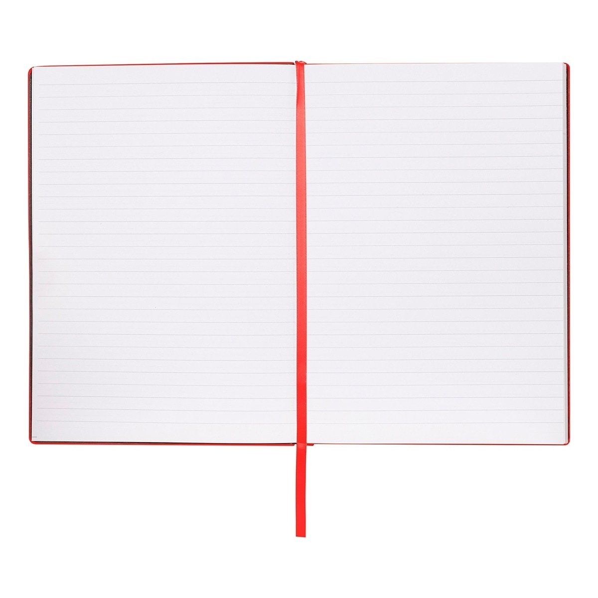 HUGO BOSS, Notizbuch Essential Storyline, A5 liniert weiss, rot-4