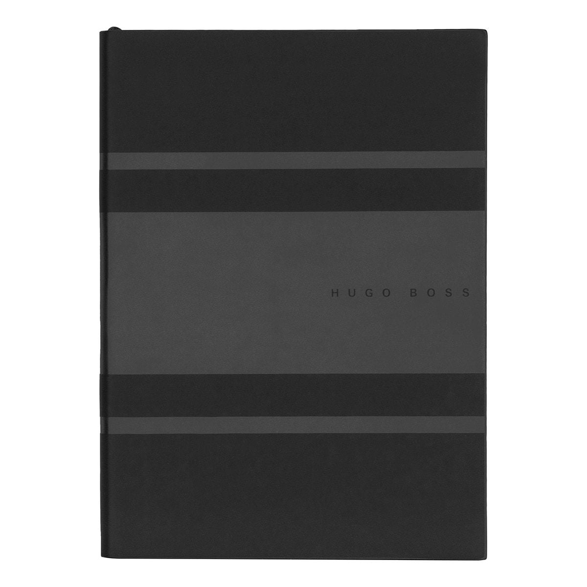 HUGO BOSS, Notizbuch Essential Gear, A5 dotted weiss, schwarz-3