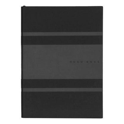 HUGO BOSS, Notizbuch Essential Gear, A5 dotted weiss, schwarz-3