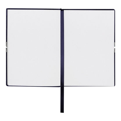 HUGO BOSS, Notizbuch Elegance Storyline, A6 blanko weiss, dunkelblau-4