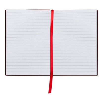 HUGO BOSS, Notizbuch Essential Storyline, A6 liniert weiss, rot-4