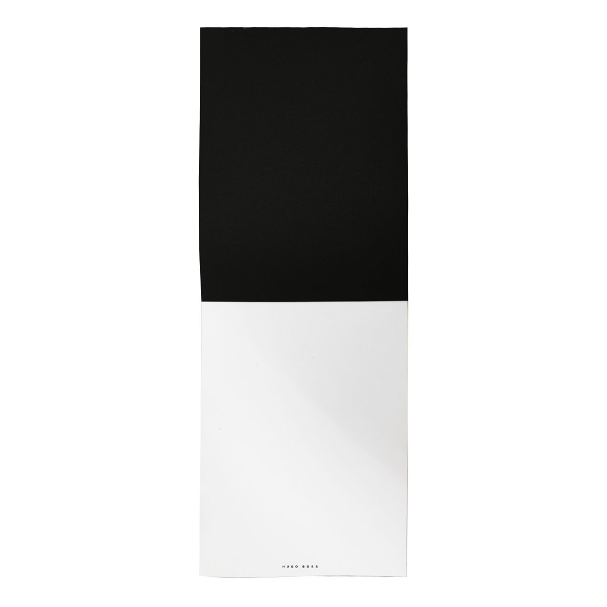 HUGO BOSS, Notizbuch, A6 blanko weiss, schwarz-3