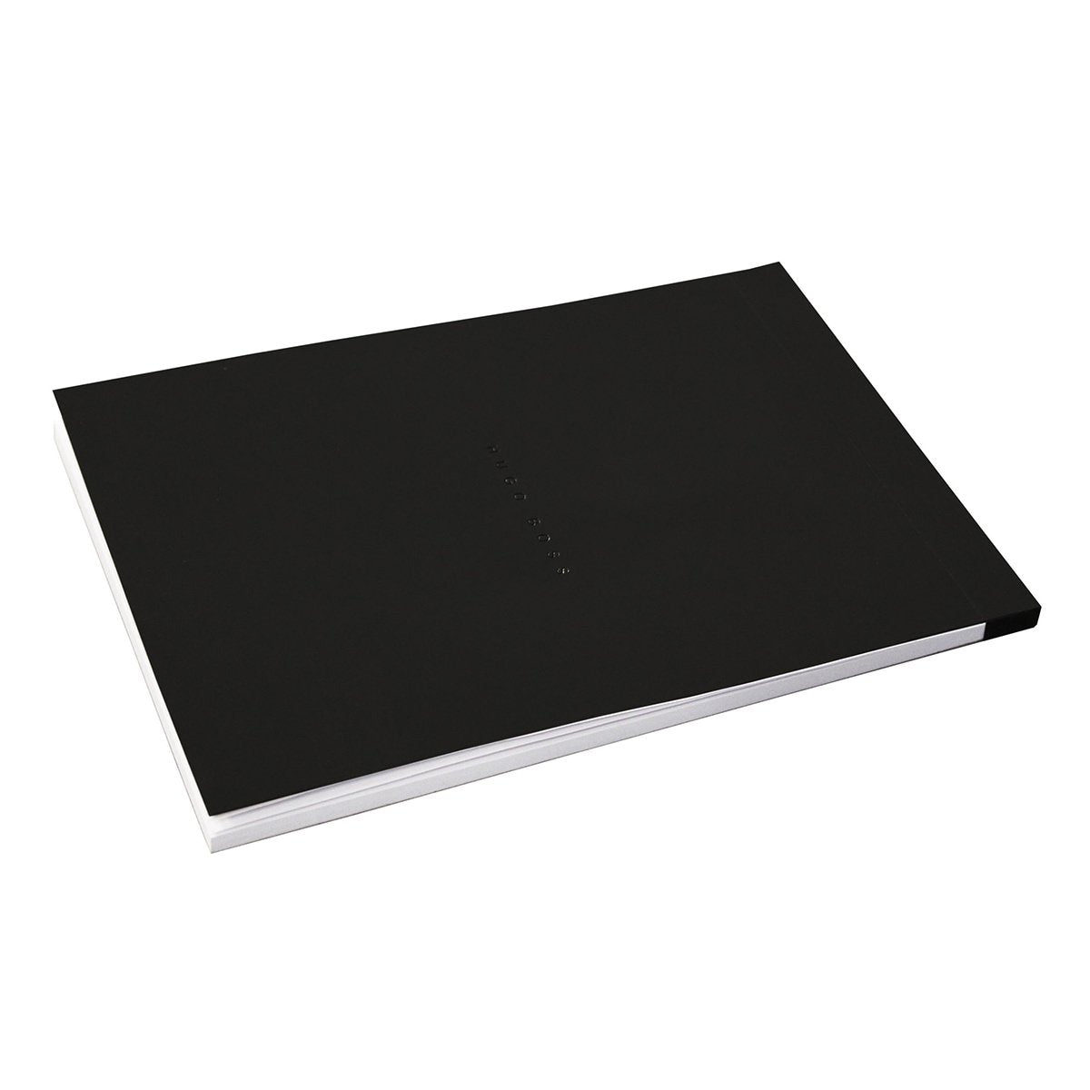 HUGO BOSS, Notizbuch, A7 blanko weiss, schwarz-2