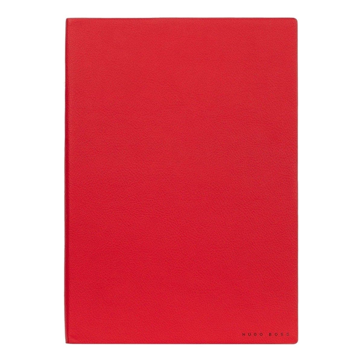 HUGO BOSS, Notizbuch Essential Storyline, B5 liniert weiss, rot-3