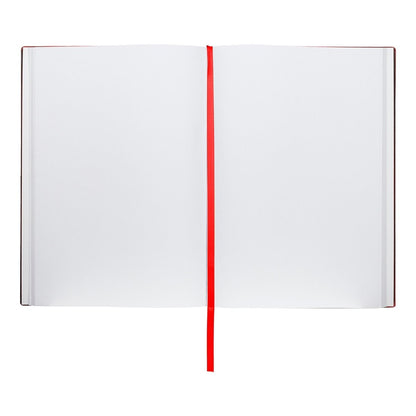 HUGO BOSS, Notizbuch Essential Storyline, B5 blanko weiss, rot-4