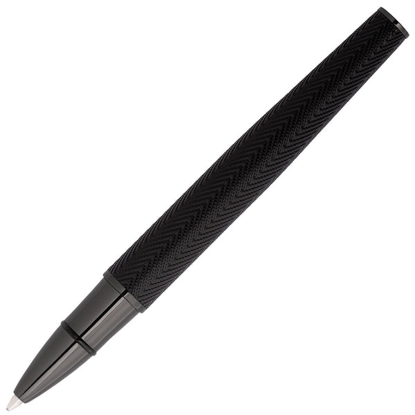 HUGO BOSS, Rollerball Formation Herringbone, canna di fucile