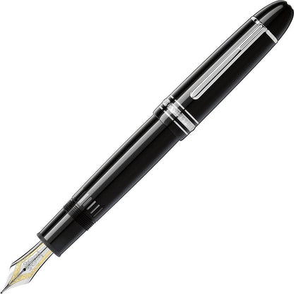 Montblanc, Füller, Meisterstück 149, Edelharz - Platiniert, Schwarz-1