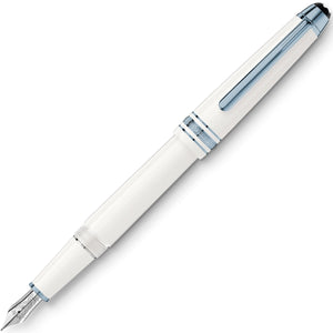 Montblanc Füller Federstärke Glacier 145 Classique Eisblaue Zierelemente 14K Feder Glacier White-1