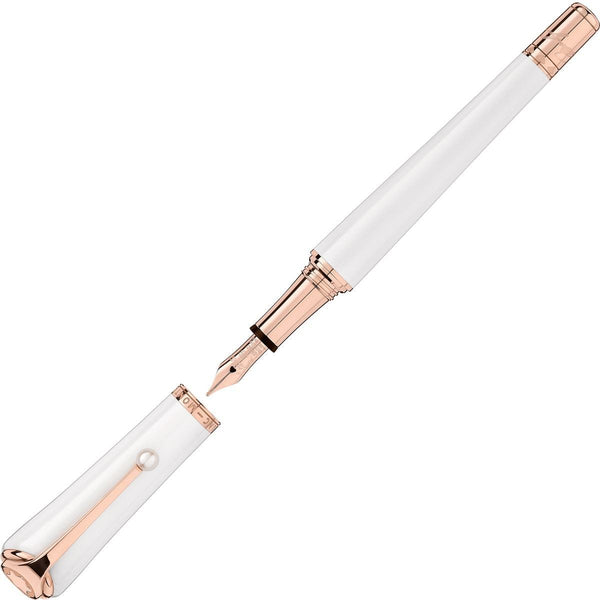 Montblanc, stylo plume Muses Marilyn Monroe, édition spéciale Pearl, plume 14K, blanc
