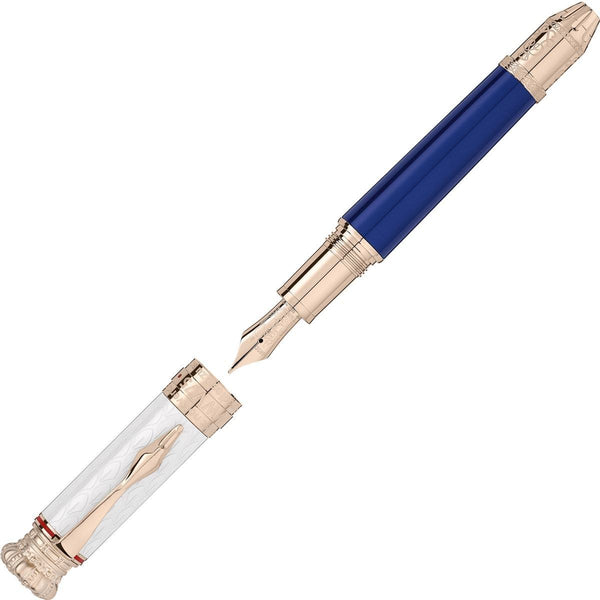 Montblanc, Füller Patron of Art Hommage to Ludwig II, LTD Ed. 4810 Auflagen weltweit, 18K Feder, dunkelblau