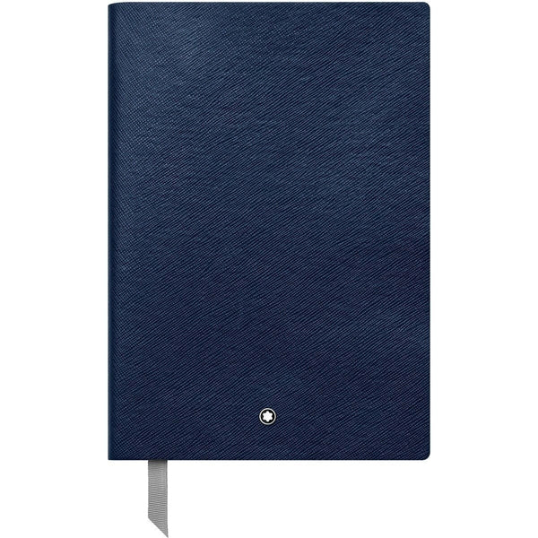 Montblanc, Carnet de notes à rayures Fine Stationary, #146 A5 en cuir Saffiano le plus fin, Indigo
