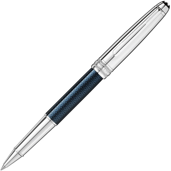 Montblanc, Rollerball Meisterstück Blue Hour, 163 Solitaire Doué, blu
