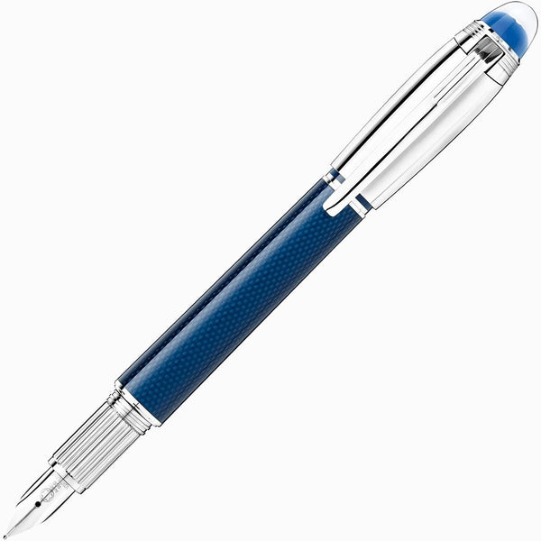 Montblanc, StarWalker Füller Blue Planet, Metal Doué, 14K Feder, blau