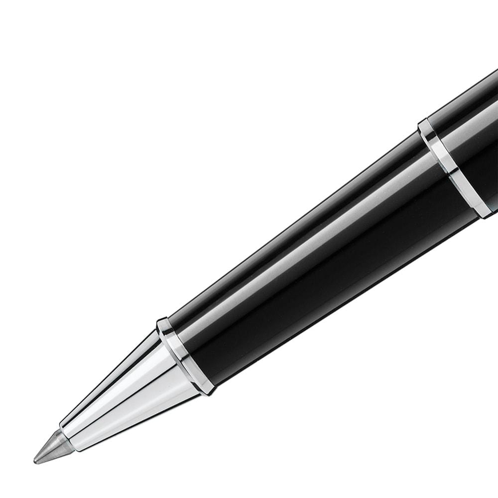 Montblanc, Tintenroller, Meisterstück, Edelharz - Platiniert, Classique, Schwarz-2