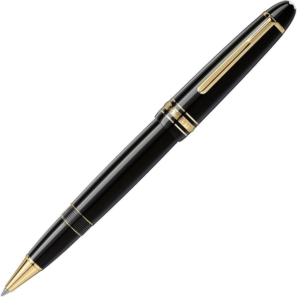 Montblanc, Stylo roller Meisterstück, LeGrand plaqué or, noir