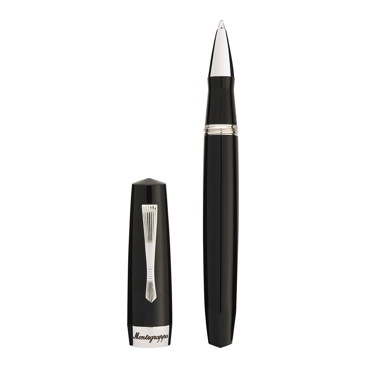 Montegrappa, Tintenroller, Elmo 02, Jet Black, schwarz-4