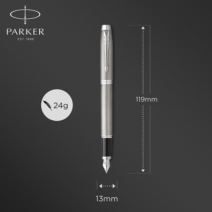 Parker Füller Parker IM Essential gebürstet Brushed Metal C.C.-7
